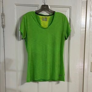 Under Armour Green Fitted Short Sleeve Tee